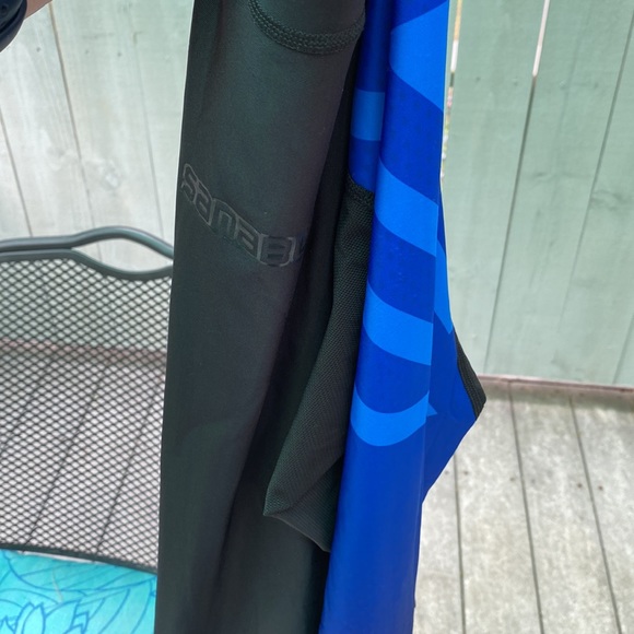 Sanabul Blue and Black Long Sleeve Active Rash Guard Large - Picture 17 of 17